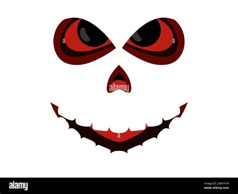 Scary Halloween Face Clip Art