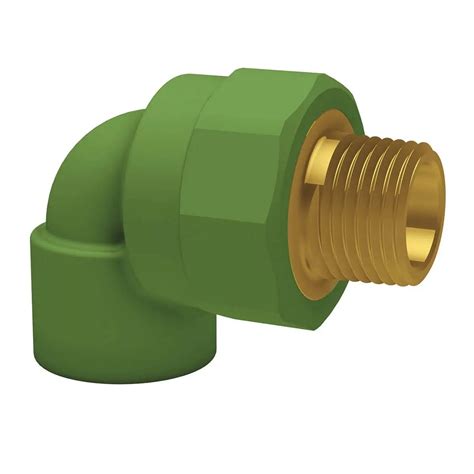 Cot teava PPR, Ø 20 - 3/4 E, 90 grade, PN25, verde