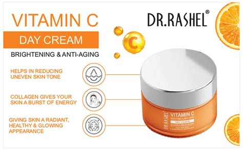 Dr. Rashel Vitamin C Brightening & Anti-Aging Day Cream, 50 gm | Uses ...