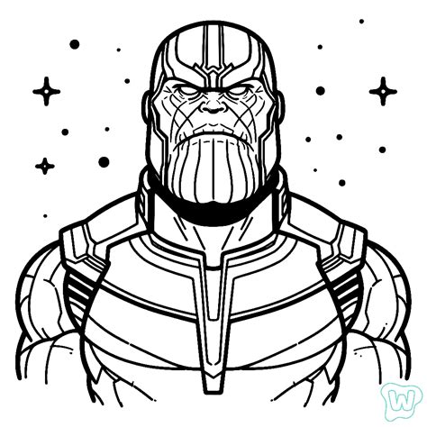 37 Thanos Coloring Pages - Printable PDF Pages