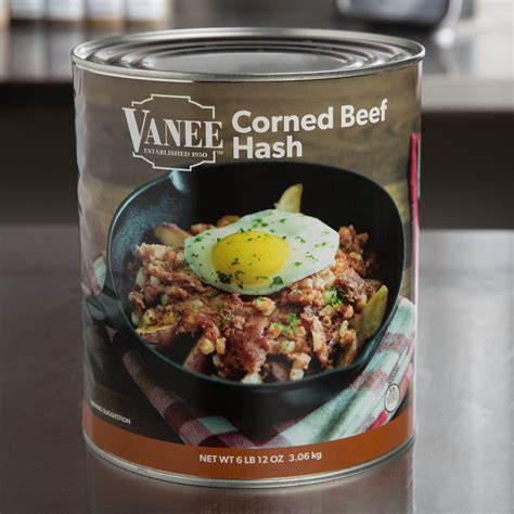 Vanee 690VS #10 Can Corned Beef Hash - 6/Case