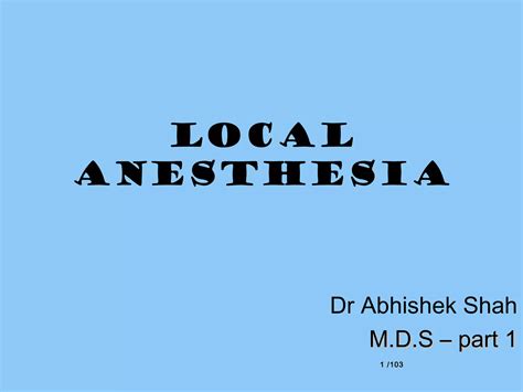Local Anesthesia Examples 的图像结果