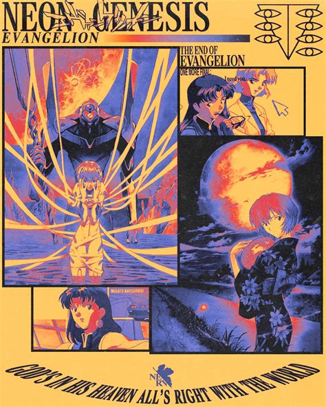 Neon Genesis Evangelion Poster in 2025 | Neon genesis evangelion ...