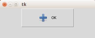 Button in Python Tkinter 的图像结果