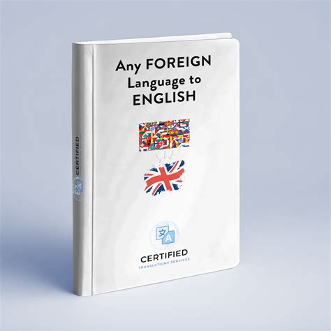 Any Foreign Language to English Certified Document Translation ...