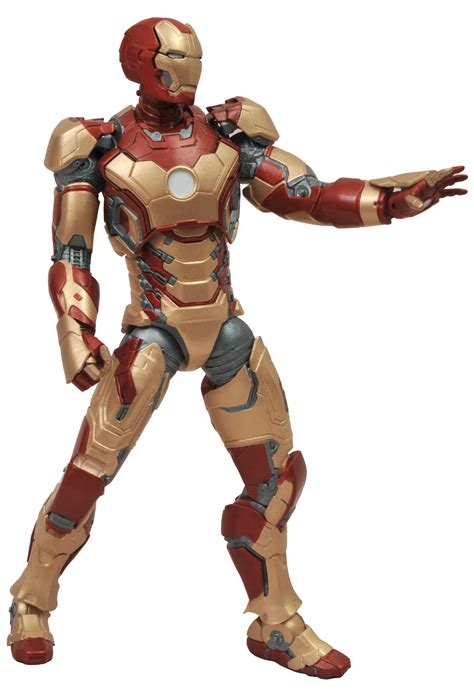 Buy DIAMOND SELECT TOYS Marvel Select Iron Man 3 Movie Iron Man Mark 42 ...
