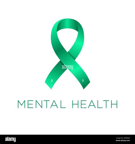Mental Health Awareness Month Ribbon