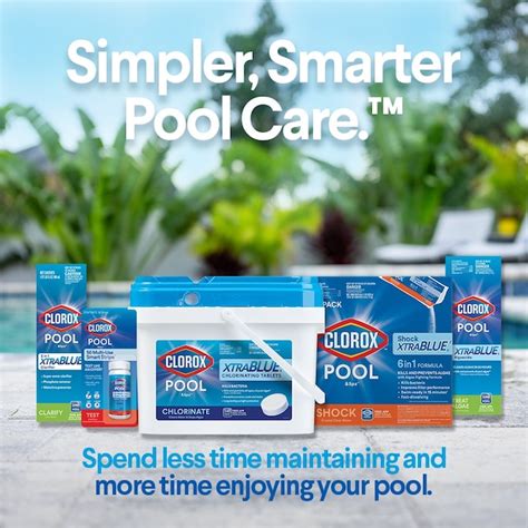Clorox Pool&Spa 40-oz XtraBlue Pool Algae Prevention 44340CLX at Lowes.com