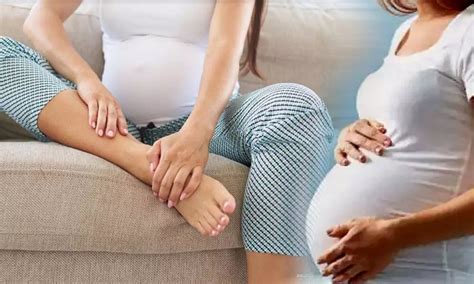 Pregnant women have swelling in their feet, so do this