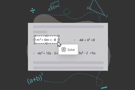 Image result for How to Use Math Solver in Edge