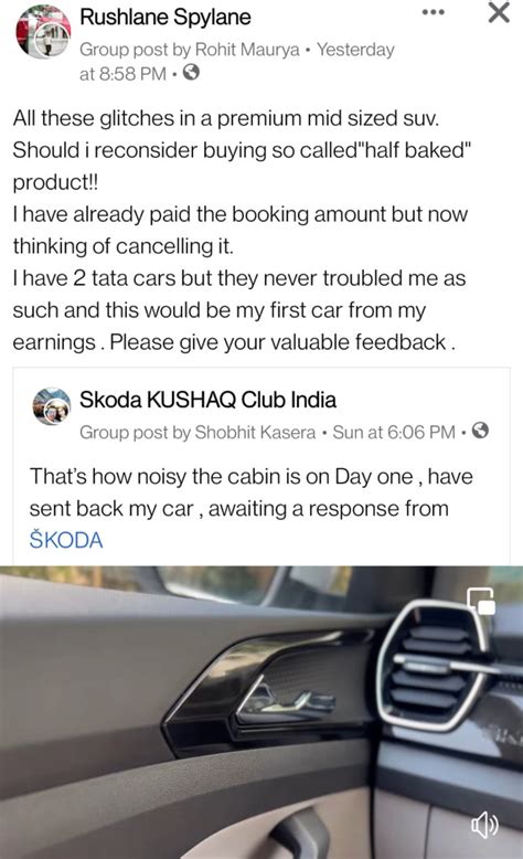 WATCH Noisy Cabin of Skoda Kushaq on Day 1 of Ownership! » Car Blog India
