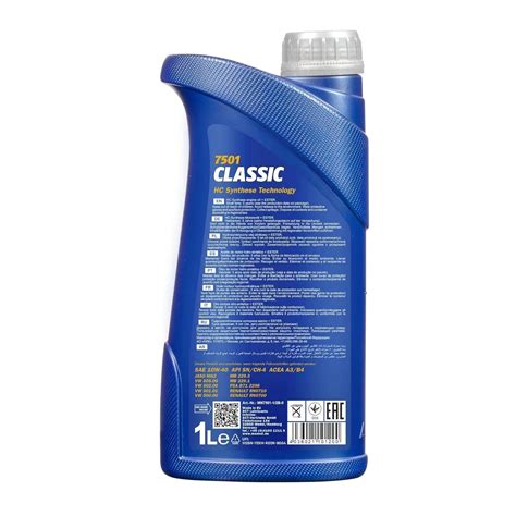 MANNOL 7501 CLASSIC 10W-40 Engine Oil - Universal for Petrol & Diesel ...