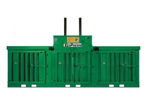 Presse à balles verticale double bacs Ecopresse 200 | Contact SOLUTECK ...
