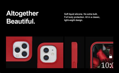 VONZEE Liquid Silicone Soft Back Cover for iPhone 12 Mini Case ...