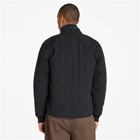 Quilted Jacket for Men in Black