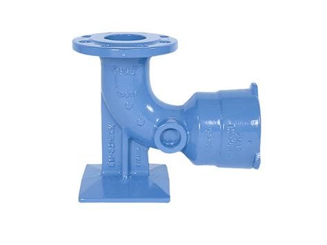 Duck foot bend BAIO with flange NL65 - Hawle