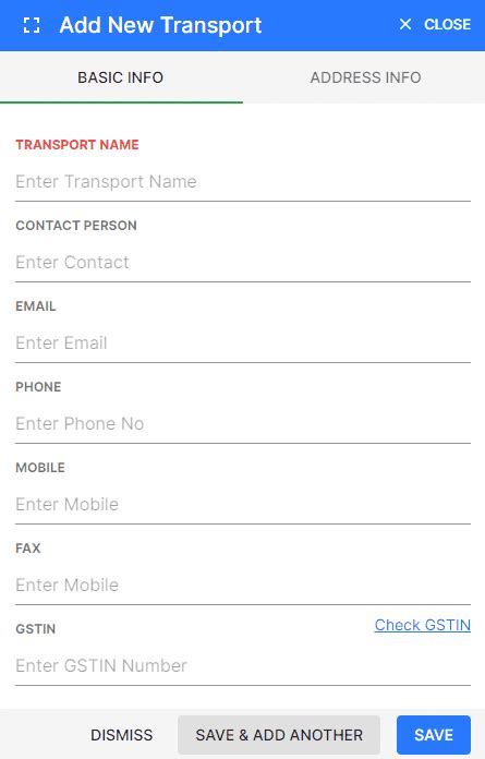 Finalbooks Create Transport