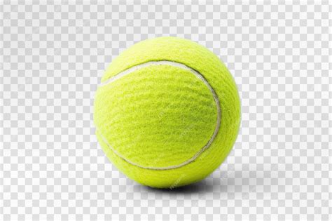 Premium PSD | Tennis ball on transparency background psd