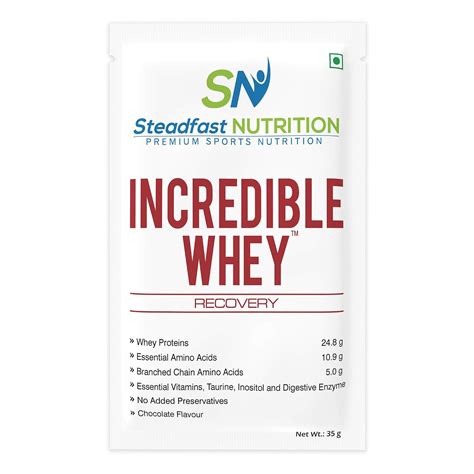 Steadfast Medishield Nutrition Incredible Whey (Box of 30 Sachets ...