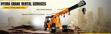 Hydra Crane Rental Services In Delhi NCR.