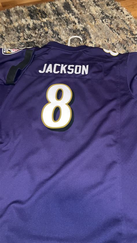 Raves Lamar Jackson New Youth XL Nike Jersey | SidelineSwap