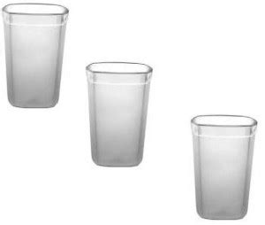 Kanha (Pack of 3) 7544545 Glass Set Water/Juice Glass Price in India ...
