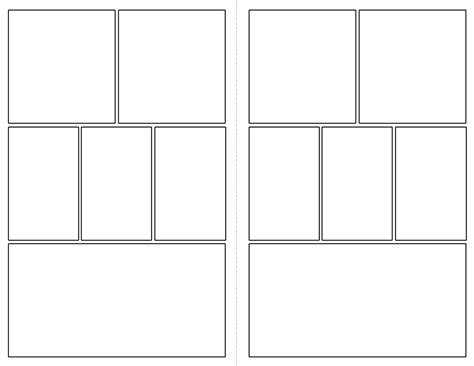 Printable Blank Comic Strip Template For Kids - Ccalcalanorte.com
