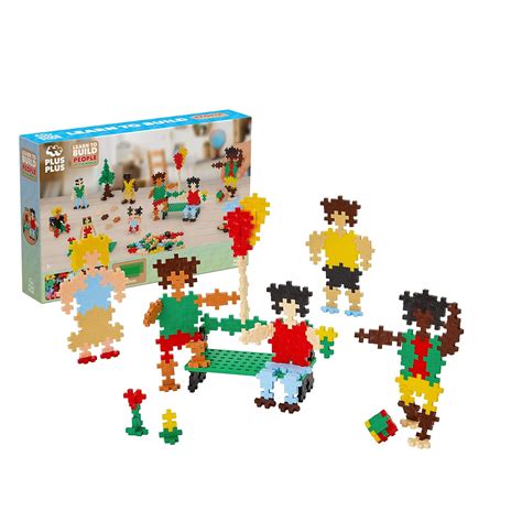PLUS PLUS Learn to Build Set, Interlocking Mini Building Blocks, 3D ...