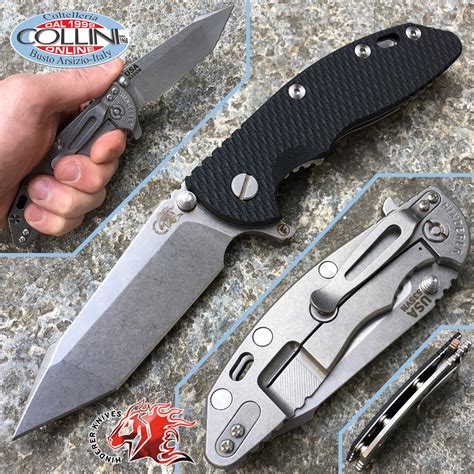 Rick Hinderer Knives - XM-18 - Fatty Harpoon Both Edition Black 3.5 ...