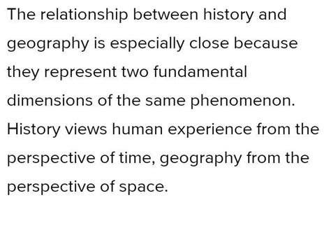 A lot of developments in history are actually closely linked to ...