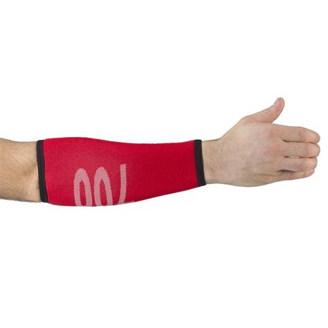 Archery Armguard Long Club 700 Red and Black