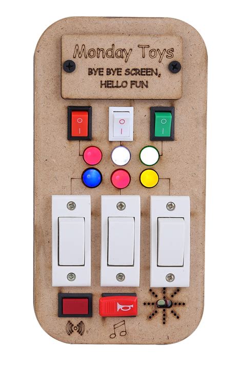 Buzz Beats – Montessori Busy Board with Real Switches | Keeps Kids Away ...