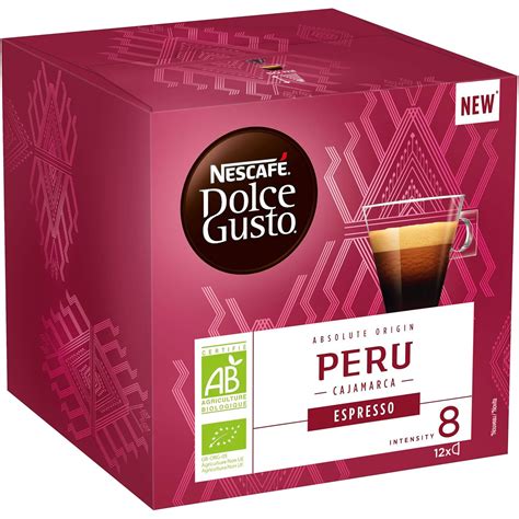 Nescafé Dolce Gusto Espresso Peru Bio - Coffee - 12 Capsules 8 ...