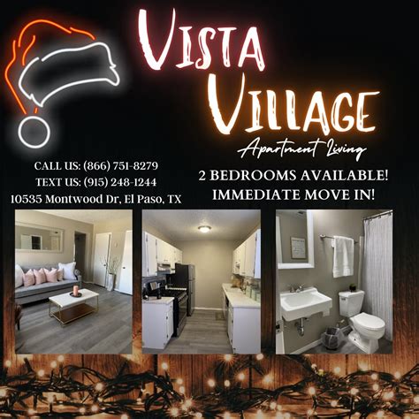 Vista Village Apartments | APPLY TODAY! TWO BEDROOMS FOR IMMEDIATE MOVE ...