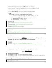 Image result for Time Domain Analysis of Control System MATLAB