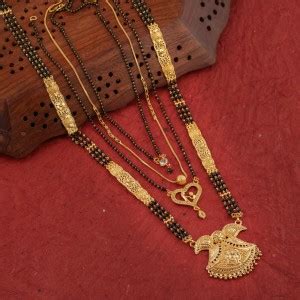 SIYA JEWELS Brass Mangalsutra Price in India - Buy SIYA JEWELS Brass ...