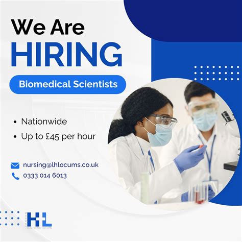 London Healthcare Locums on LinkedIn: We are hiring for Biomedical Scientists. It is a ...