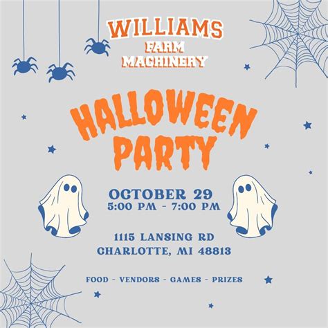 Williams Farm Machinery Halloween Party 2025, 1115 Lansing Rd ...