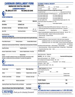 Caremark Enrollment Form - Blank Fillable Template | Fill Out, Print ...