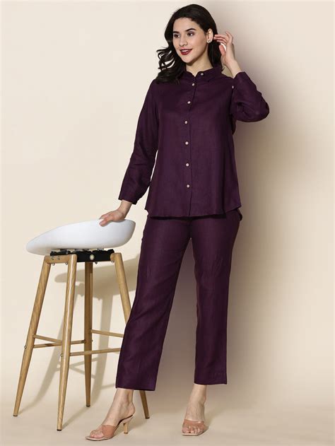 Luxurious linen co ord sets for women at Linen Trail