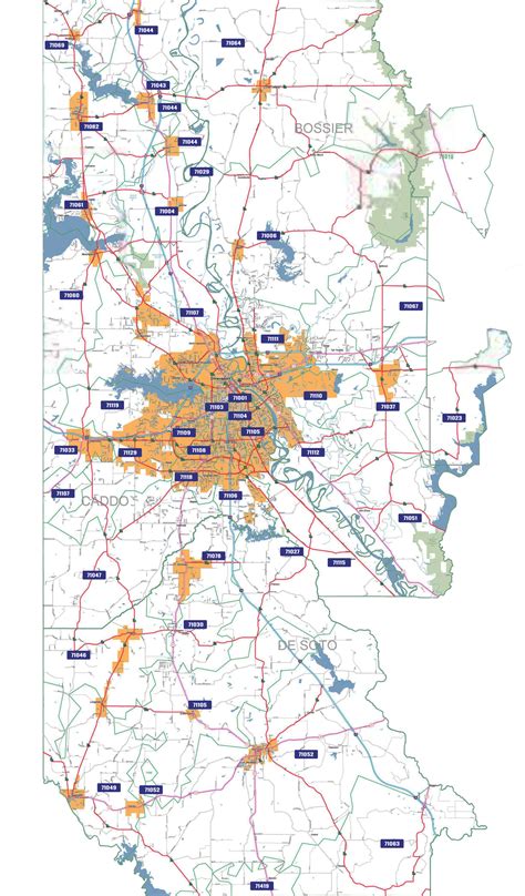 Shreveport Bossier City Zip Code Map How To Get To Jewella Avenue,
