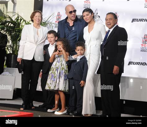 Vin Diesel And His Family