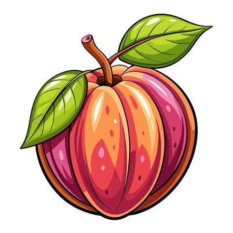 Unique pitanga fruit vector illustration | Premium AI-generated vector