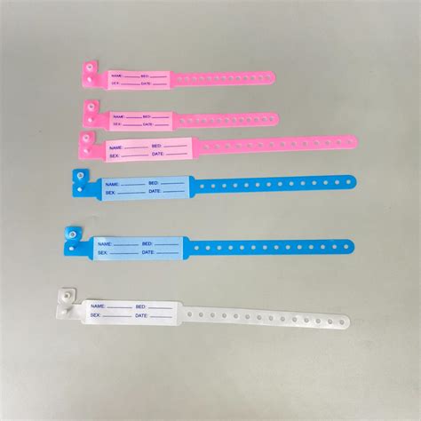 Hospital Patient Medical Paper RFID Smart Plastic Wrist Identification ...