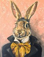 Image result for Rabbit Canvas Art