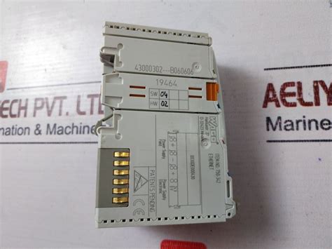 Wago 750-342 Fieldbus Coupler Ethernet 24V – Aeliya Marine Tech