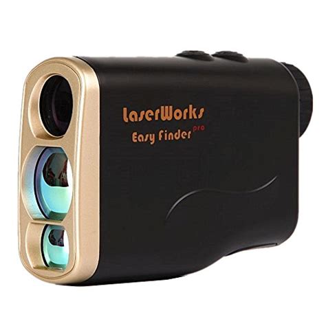 Laserworks Hunting Rangefinder Golf Laser Range Finder 1000 Yard ...
