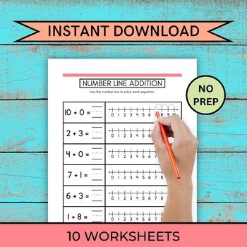 Image result for Adding Using a Num Ber Line First Grade