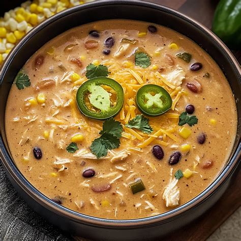 Creamy Chicken Taco Soup