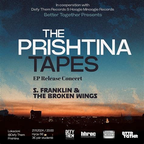 THE PRISHTINA TAPES By S.Franklin & The Broken Wings (??/??), Rr ...